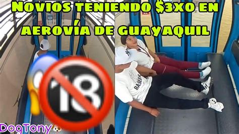 jovenes en aerovia guayaquil|Pareja que apareció en video sexual en la Aerovía。